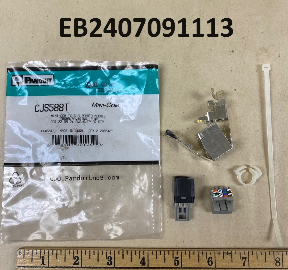 Panduit Mini-Com TX-5 Shielded Module PN: CJS588T (EB2407091113)