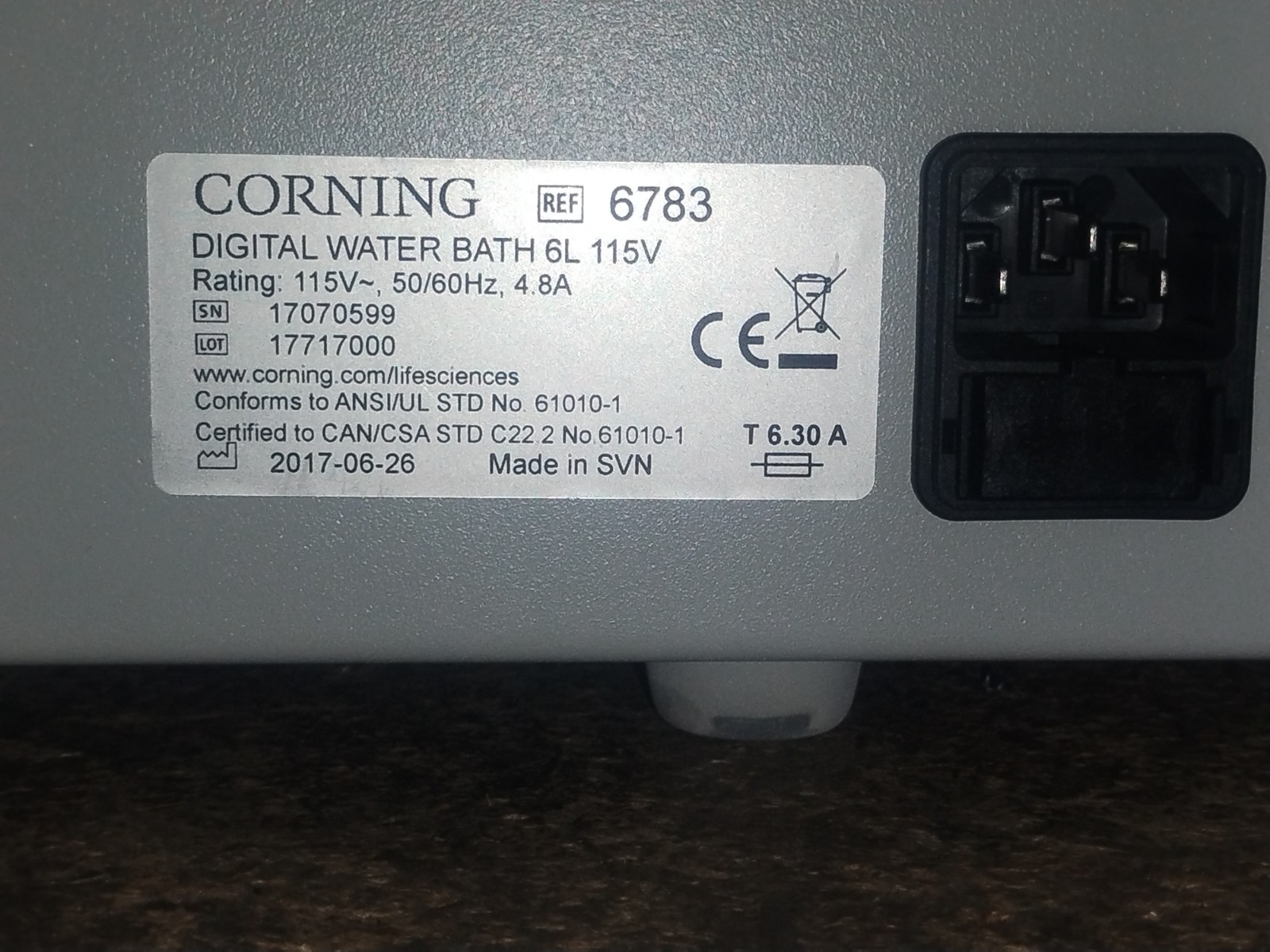 Corning LSE Digital Water Bath 6L Tested Great Working Condition.