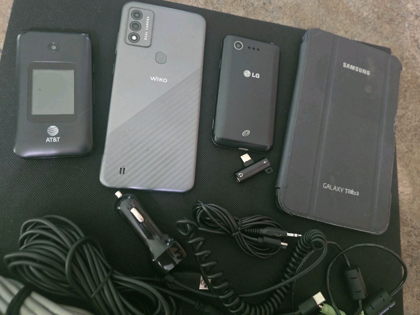 Junk Drawer Broke Devices, Cables Adapters and Small Electronics Mixed Lot !!!