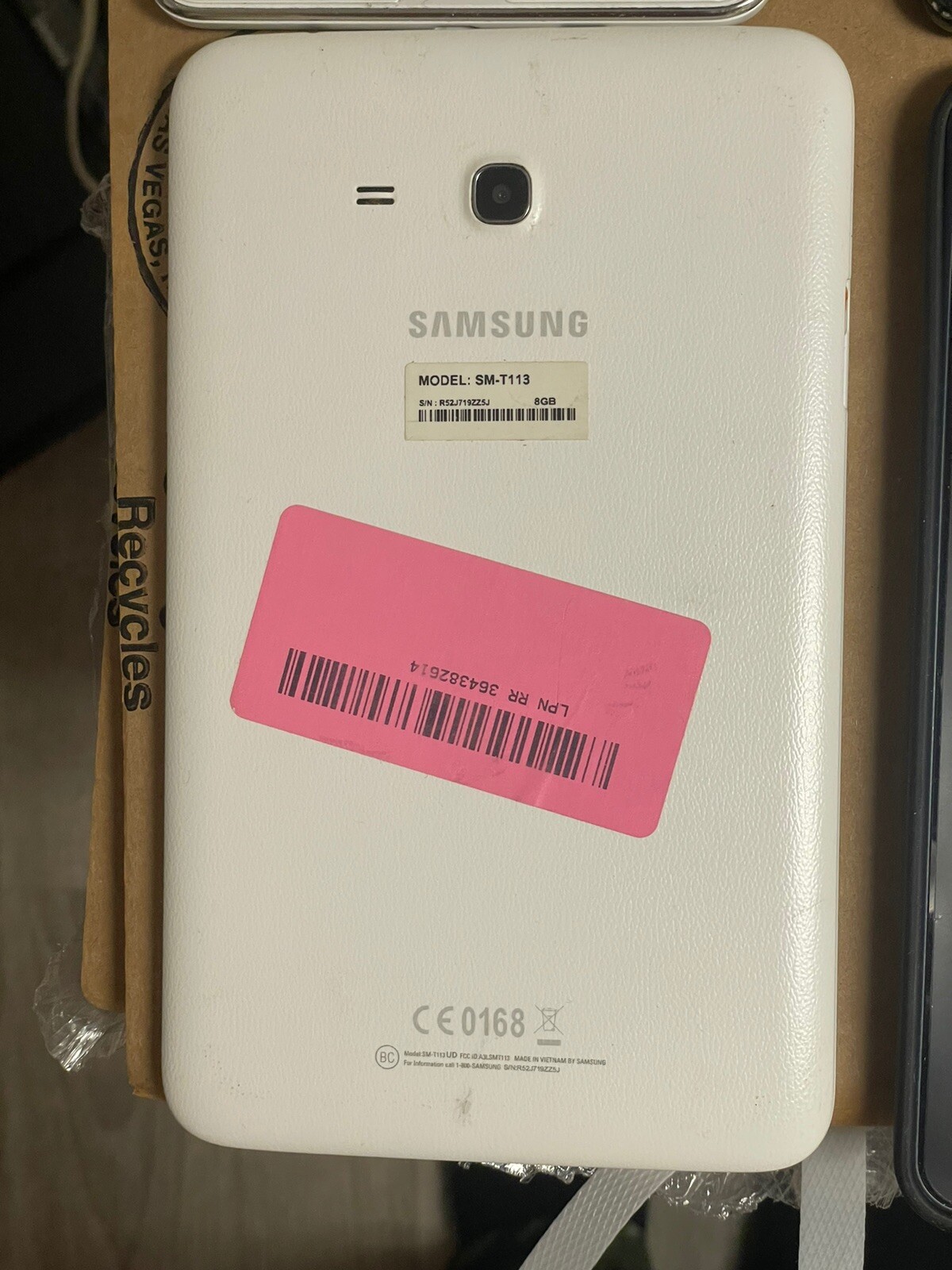 Samsung Tablet Tablets SM-T113 & Others – Untested As Is