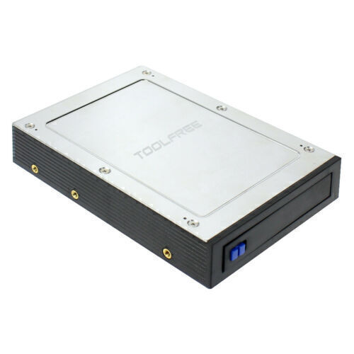 SATA III Tray-Less Mobile Rack 2.5″ Internal Floppy Bay for HDD SSD Hard Drive