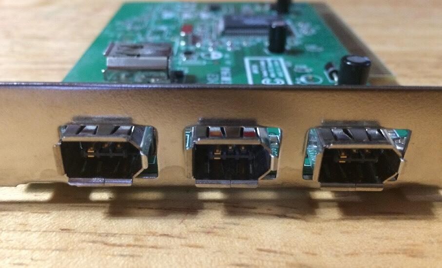 PCI FIREWIRE CARD MP6306 CONTROLLER 3 PORT EXTERNAL 1 PORT INTERNAL