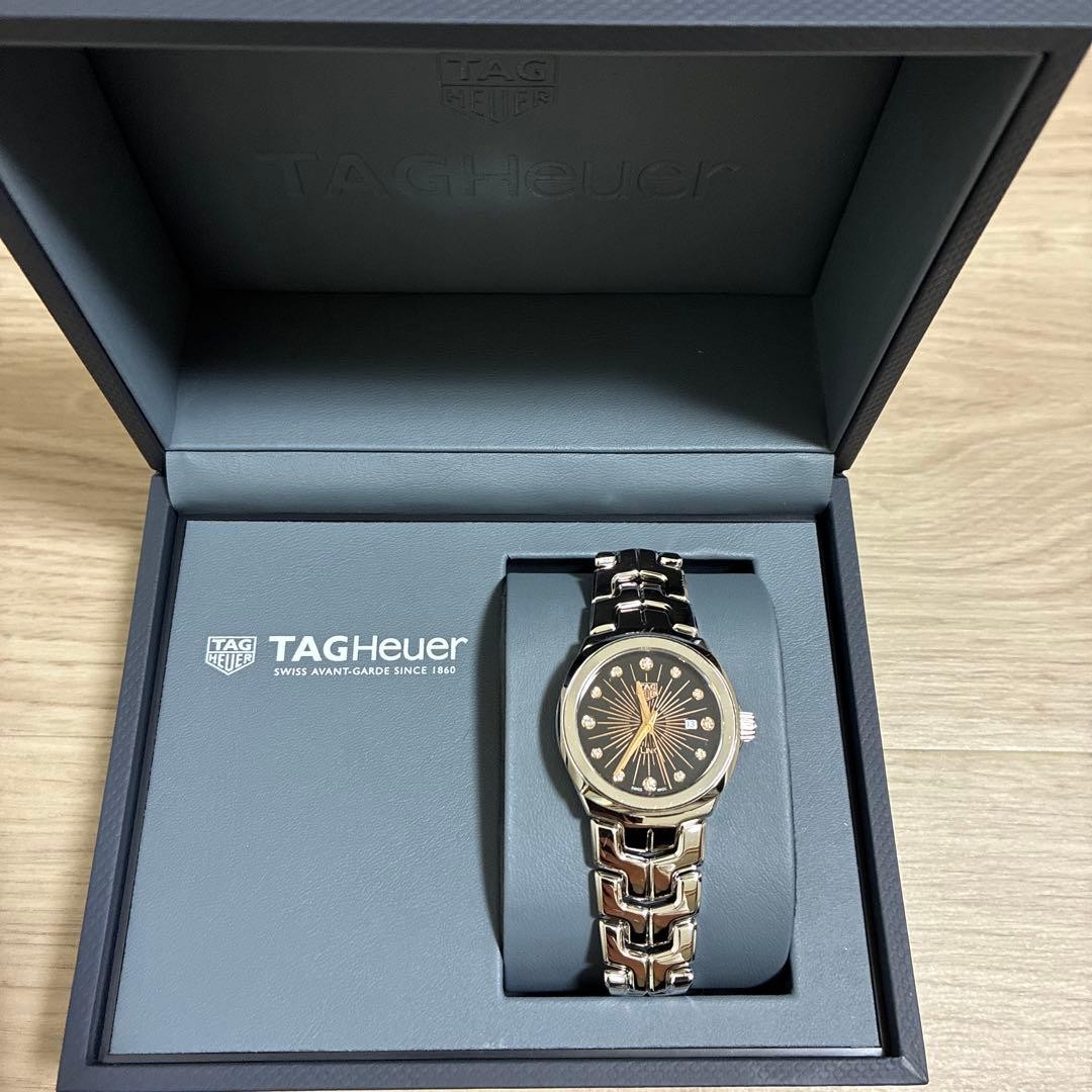 Tag Heuer Link WBC1311 12 Diamond Watch Quartz Box Instructions Links Accessary