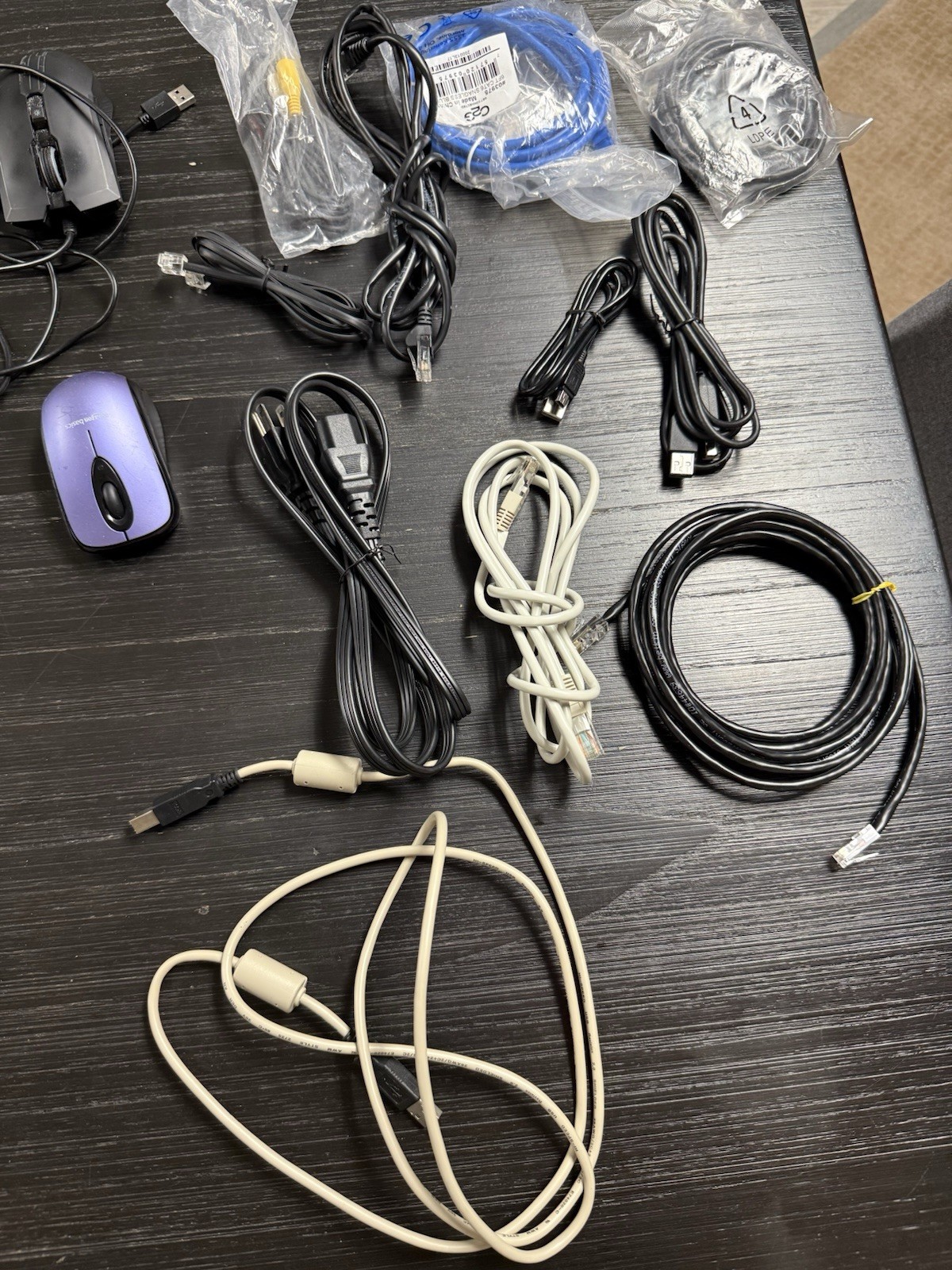 Miscellaneous Tech Lot Keyboards, Nice, Random Cables