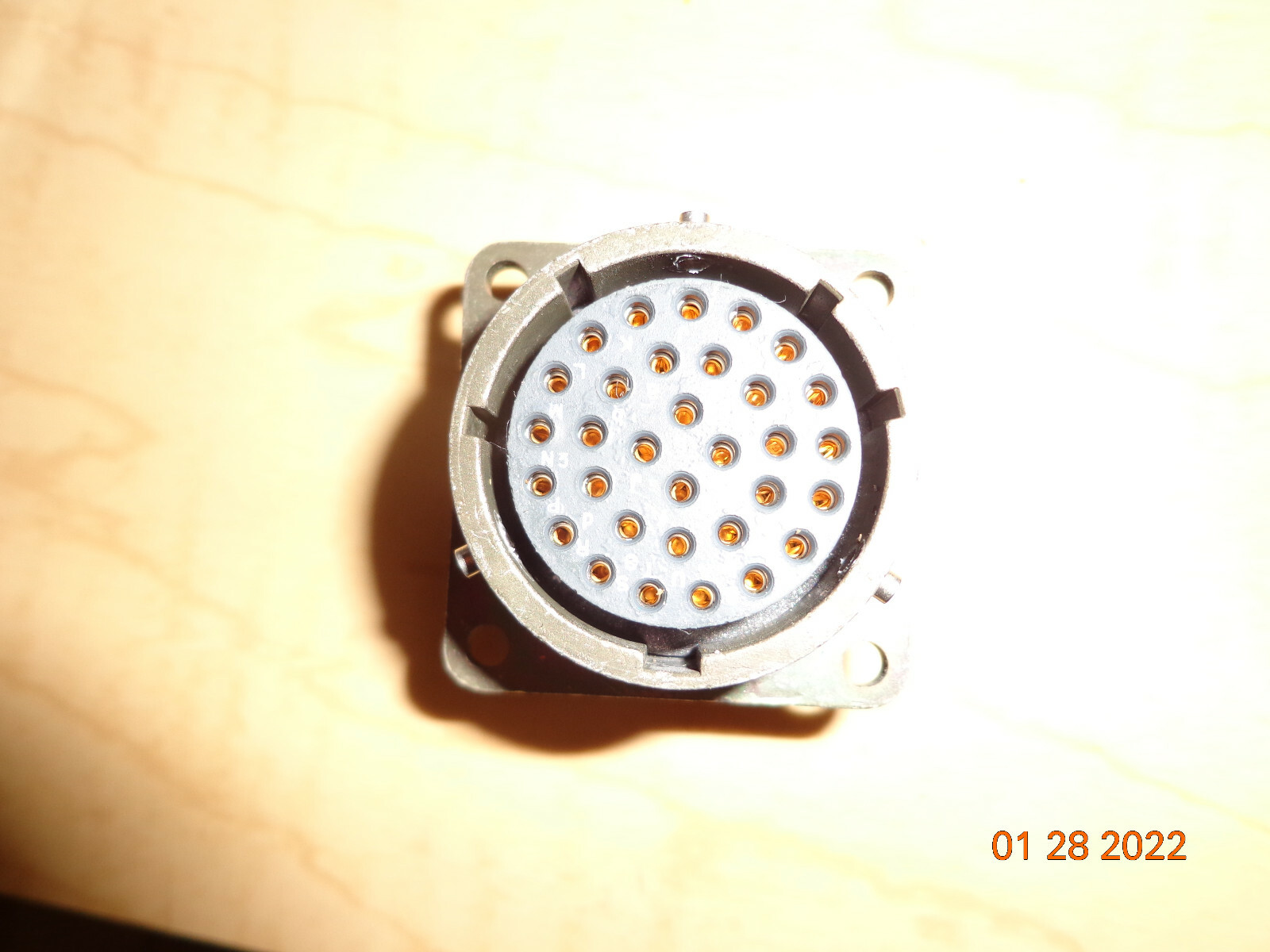 1 Bendix ms3112E18-32S Mil Spec Circular Connector Plug 32 pS Gold ampheonol ITT
