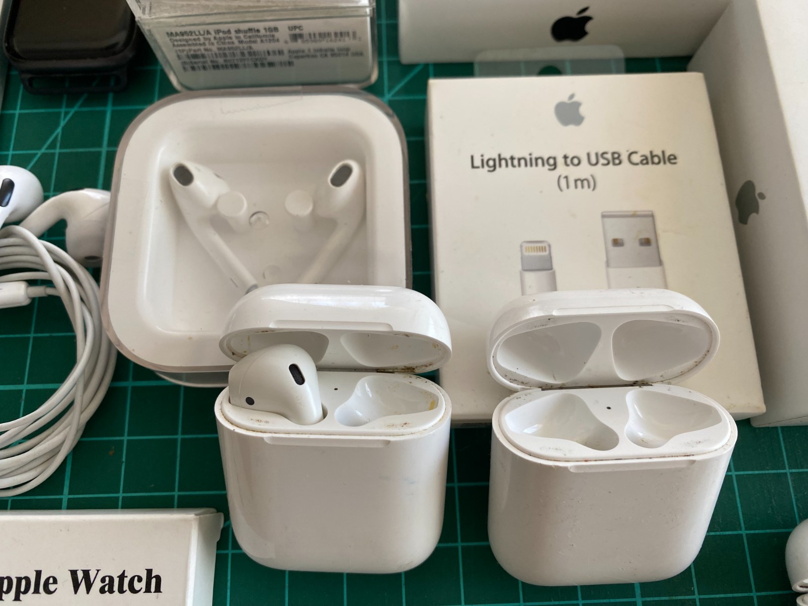 Apple iPad iPhone Watch AirPods Charging Cases Headphones Empty Boxes Parts Only