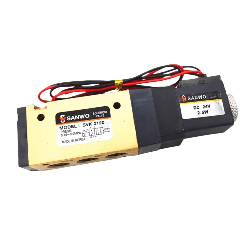 Two position five way solenoid valve SVK0120-4G/5G/3G-01