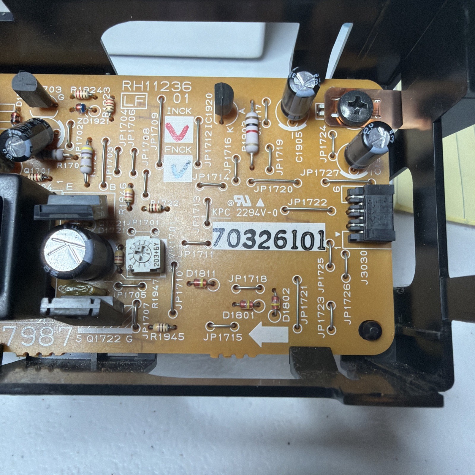 HP 5500 5550 Printer Static Discharge Board RG5-7987 RH1-1236
