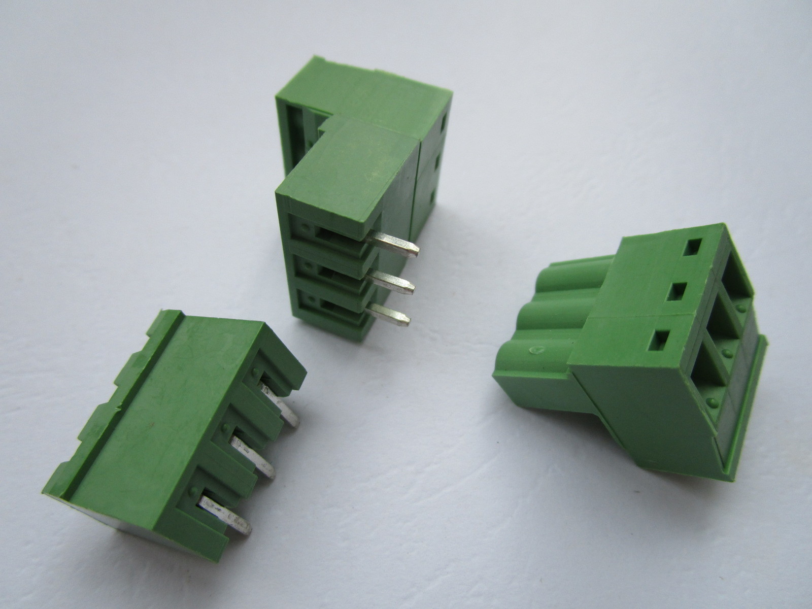 30 pcs Close Angle 3pin 5.08mm Screw Terminal Block Connector Pluggbale Type