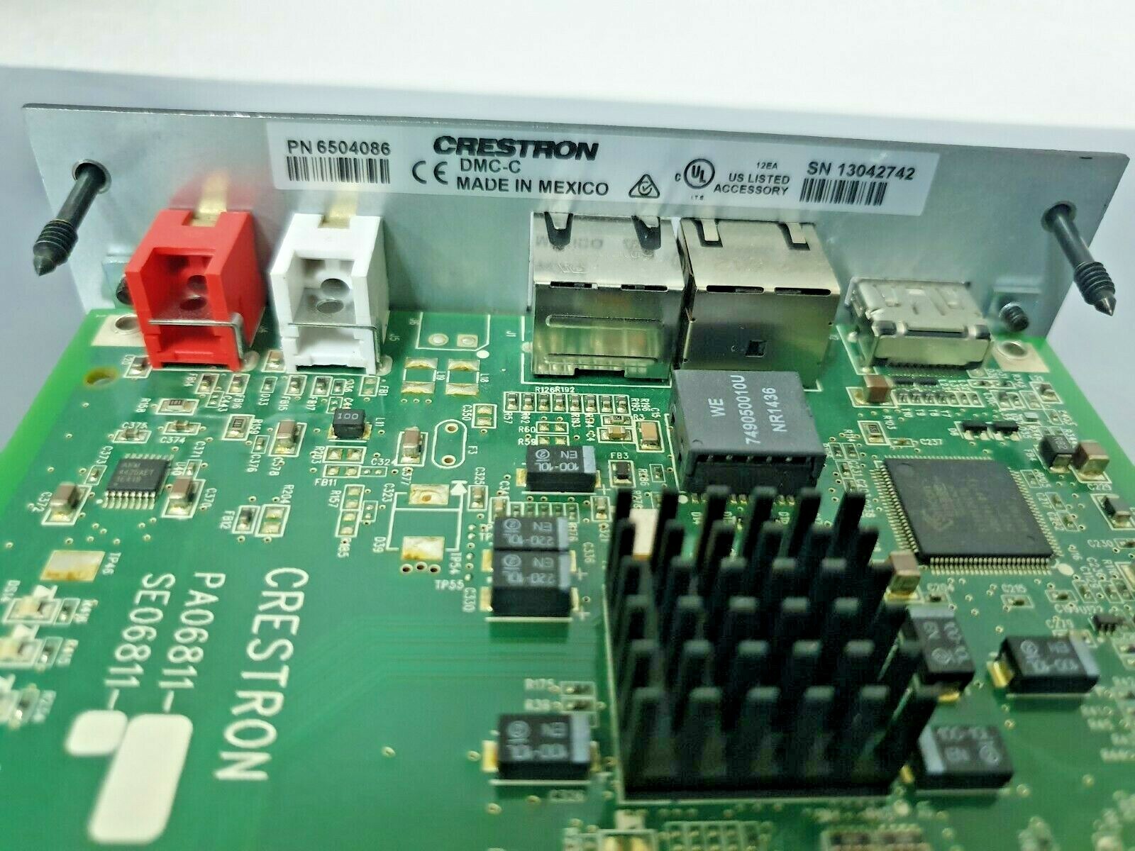 Crestron DMC-C PA06811/SE06811 PCB,Used,Mexico&96076