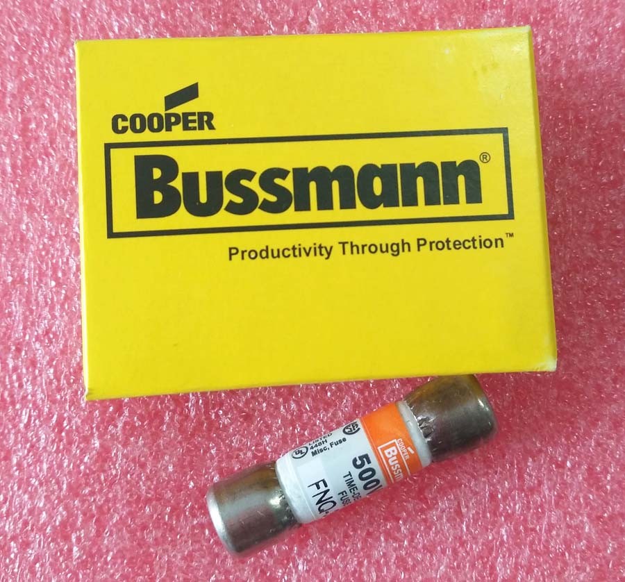 FNQ-1-1/2 FNQ1-1/2 ( 1-1/2A ) 1.5 Amp 500Vac Bussmann TIME-DELAY Fuse