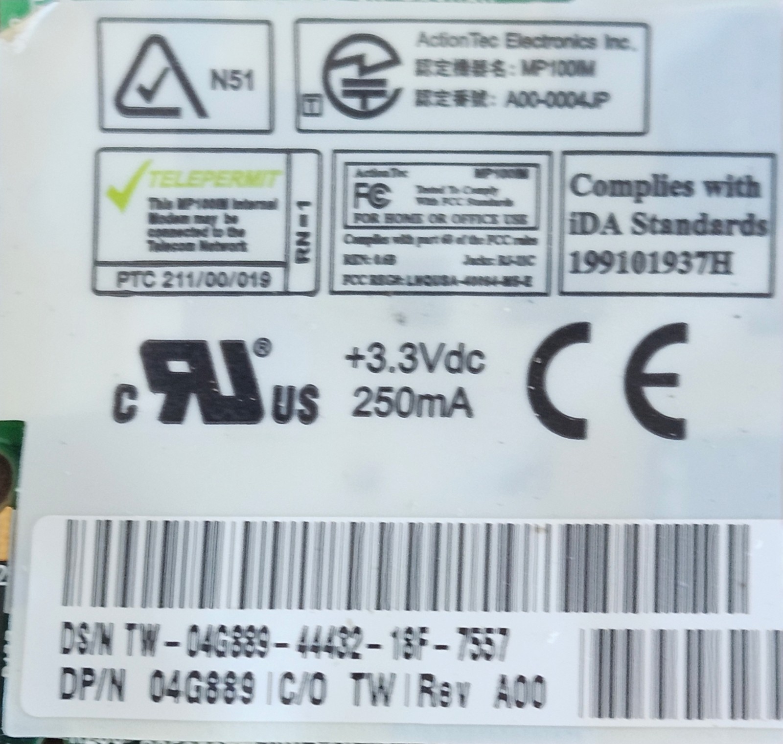 Rare Wireless Internet Card for Windows XP Laptop Form 2001