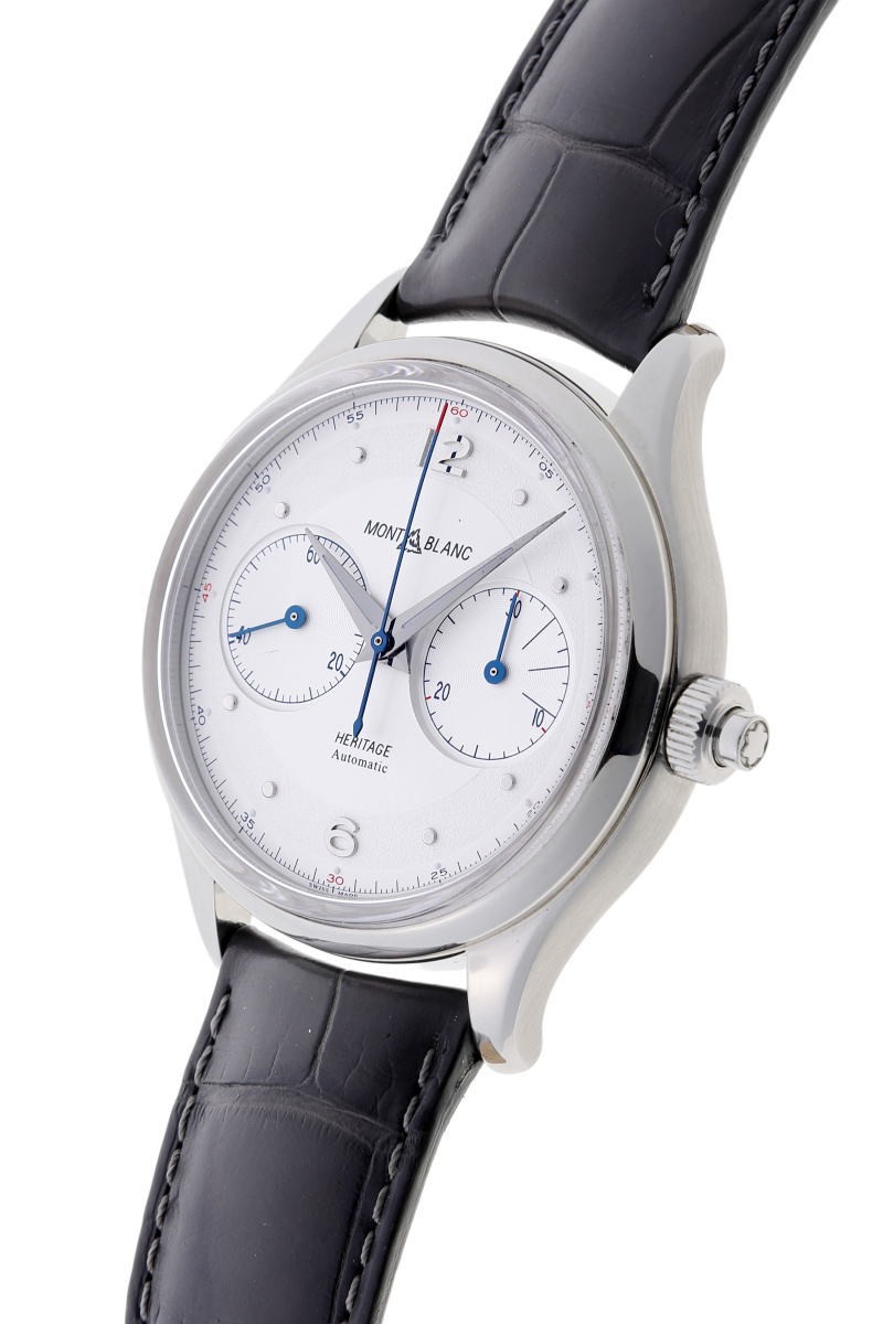 Montblanc Watch Heritage Monopusher Chronograph Automatic 119951 Stainless Steel