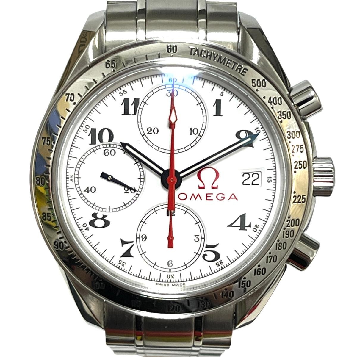 OMEGA Watch Speedmaster Olympic Collection 3513.20 White Automatic Chronograph