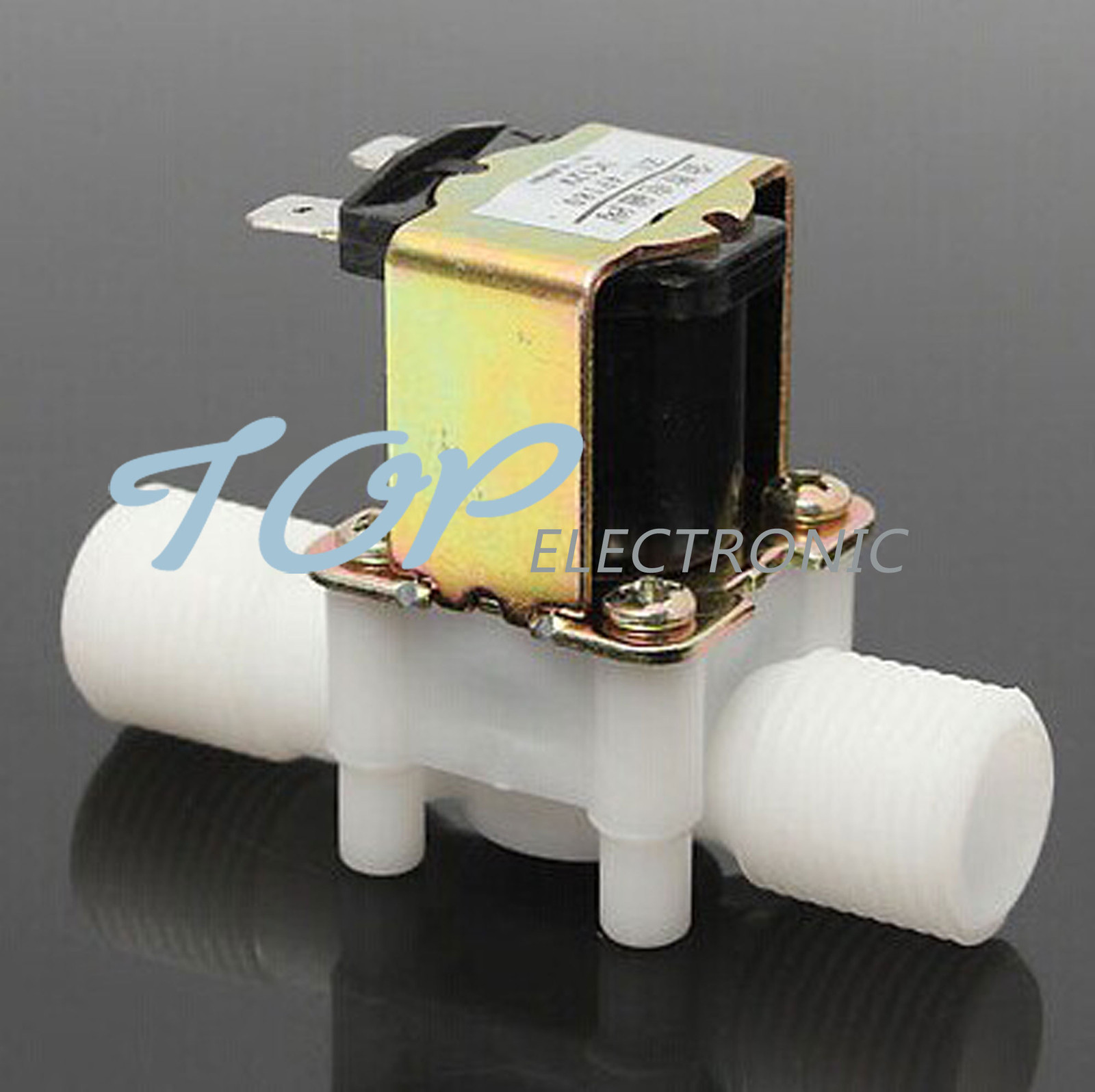 12V Electric Solenoid Valve Magnetic DC N/C Water Air Inlet Flow Switch 1/2″