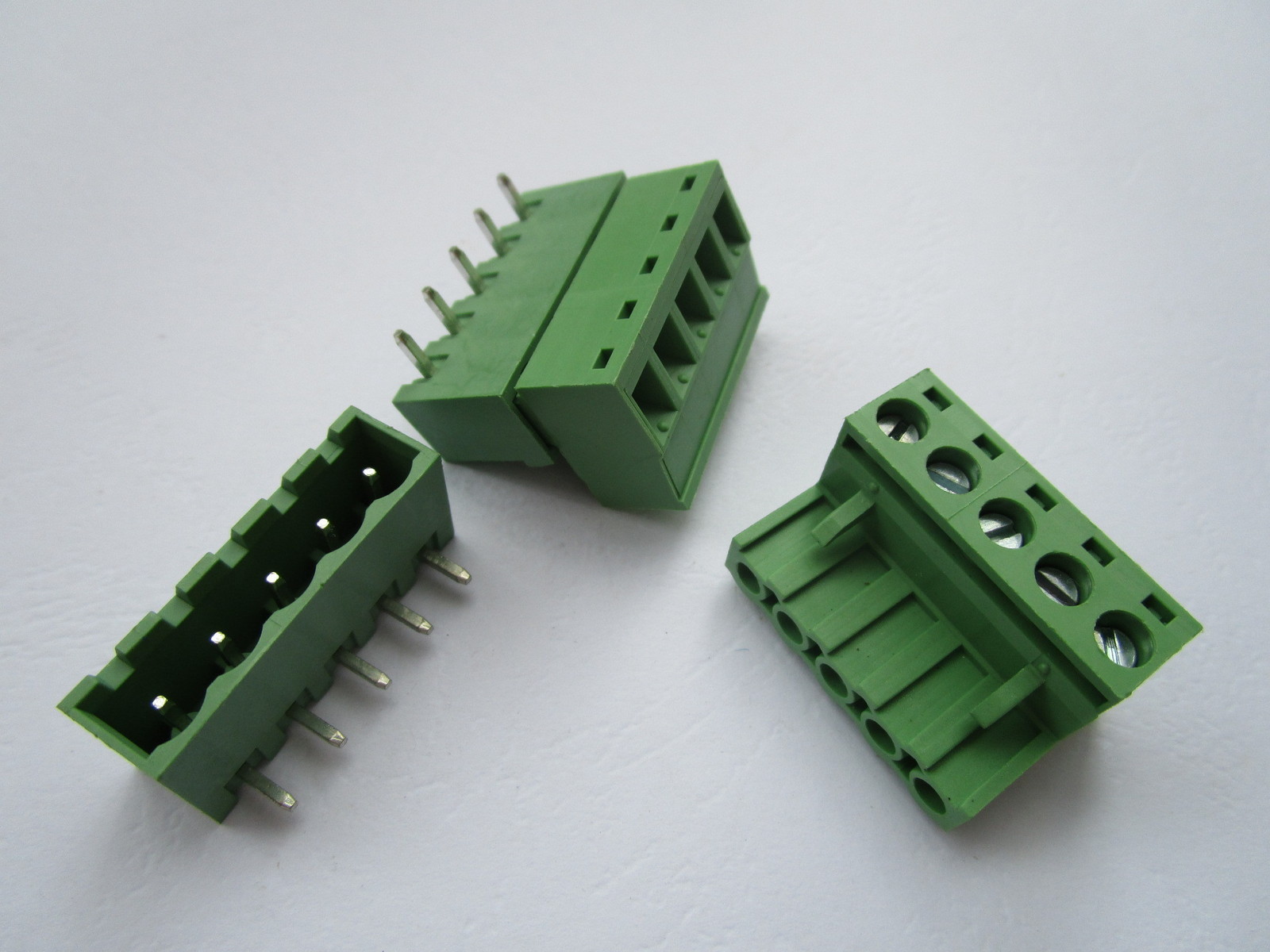 30 pcs Close Angle 5pin 5.08mm Screw Terminal Block Connector Pluggbale Type New