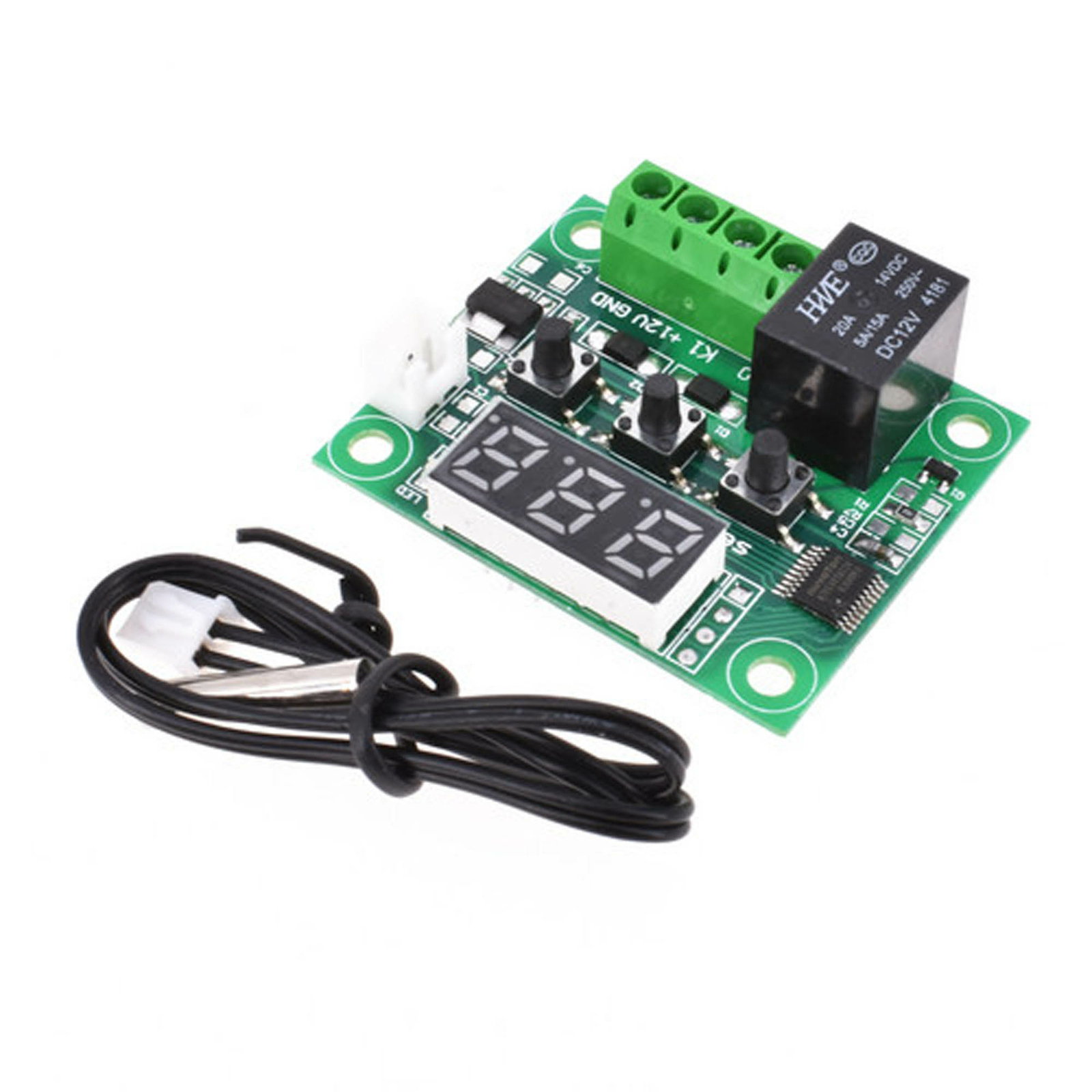 -50-110°C W1209 Digital thermostat Temperature Control Switch 12V sensor M103