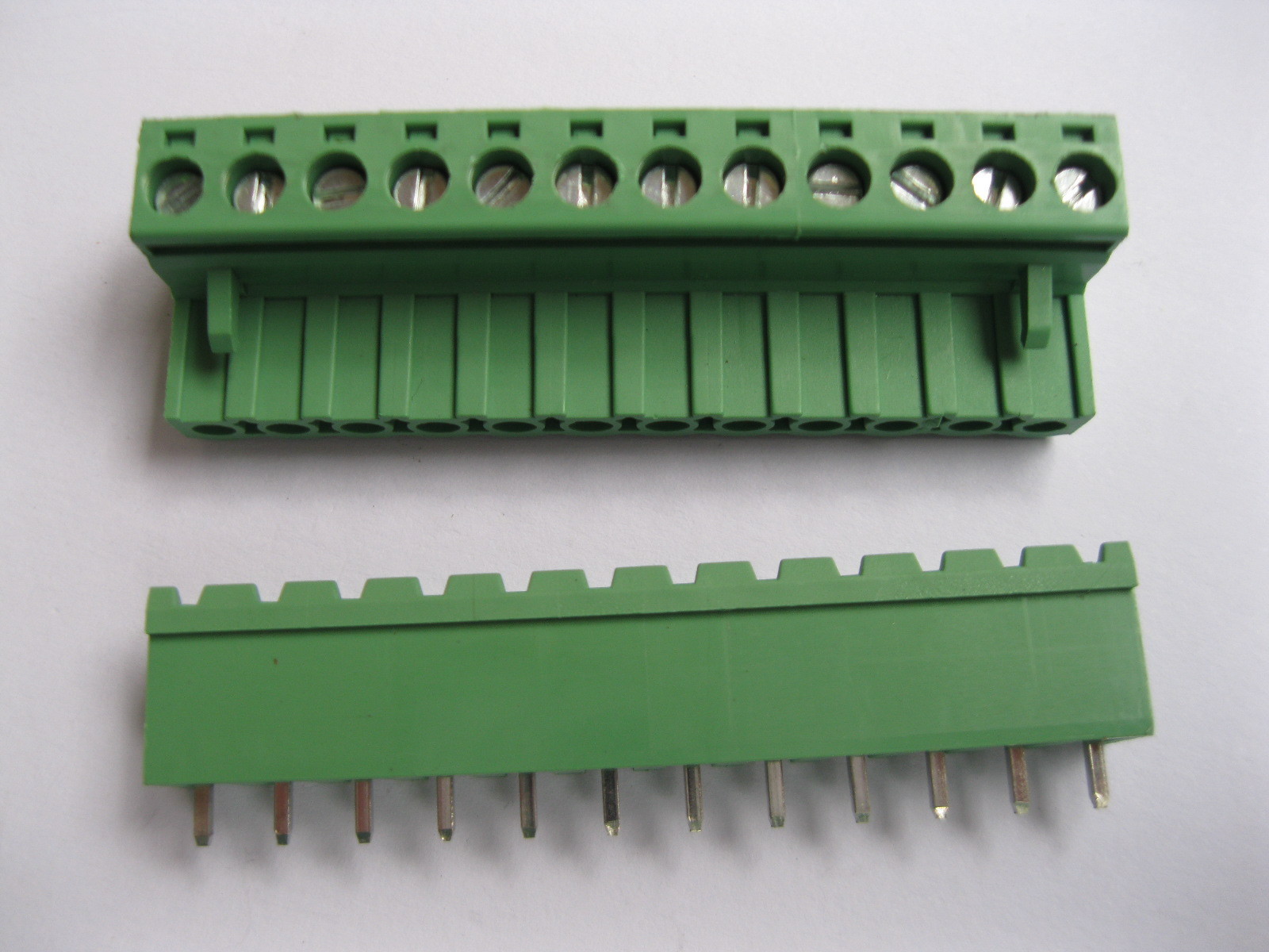 30pcs Green 12 pin 5.08mm Screw Terminal Block Connector Pluggable Type Straight