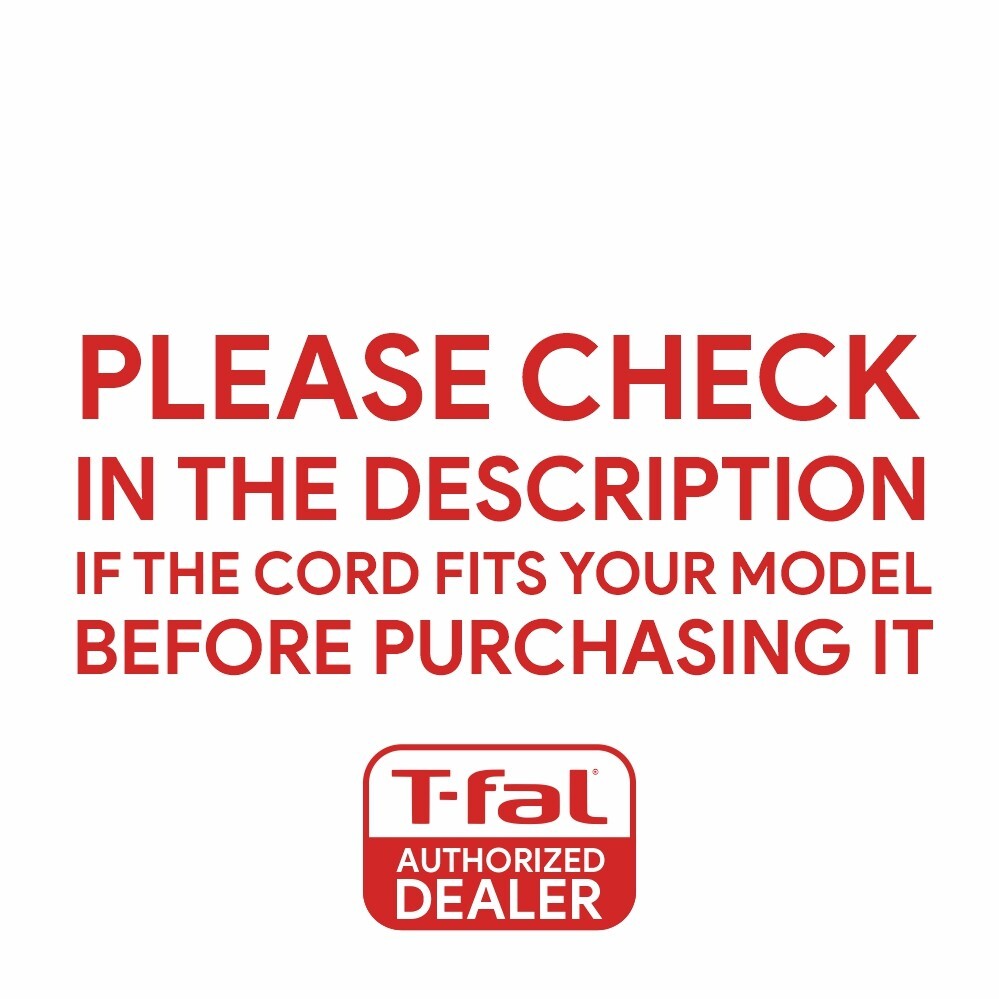 T-Fal SS-992896 ONLY FF103850/89 Deep Fryer Power Cord Black Magnetic Genuine