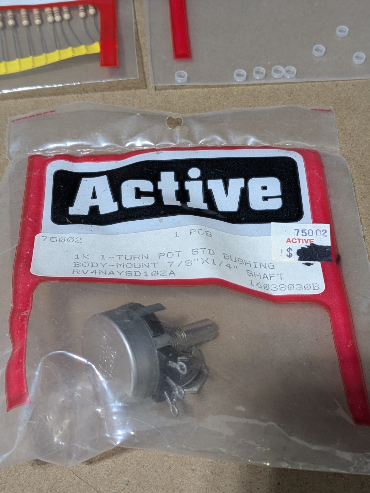 Active – Lot of 5 New Miscellaneous Electronic Parts – NOS