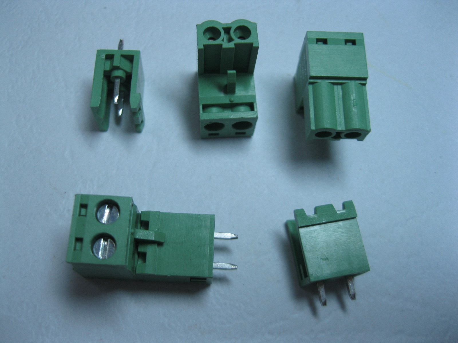 50 pcs 2 pin/way 5.08mm Screw Terminal Block Connector with Straight pin New