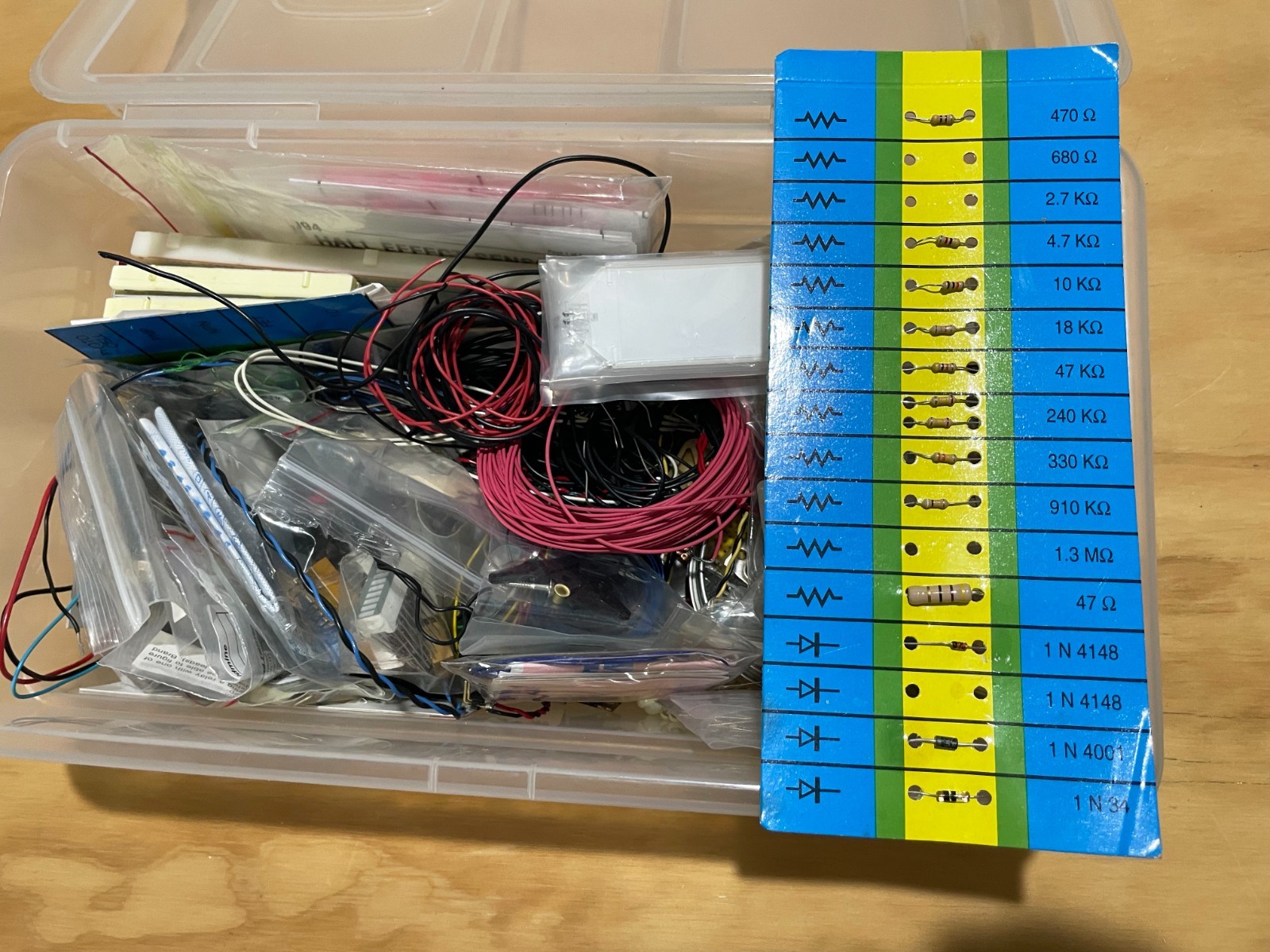 Box of Electronics – Box 2 – The Electronic Goldmine – Japanese Kits – Jameco