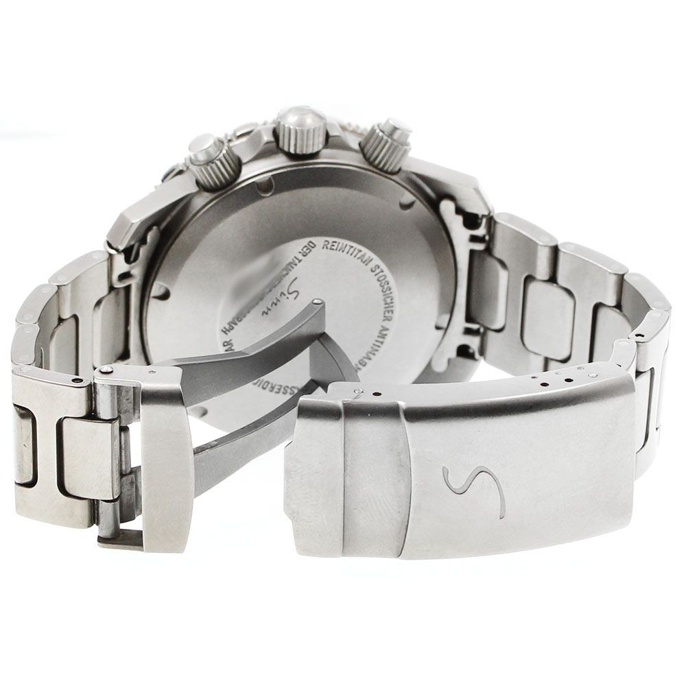 Sinn Watch 203 Day-Date Chronograph Automatic Men’s Black Dial Stainless Steel