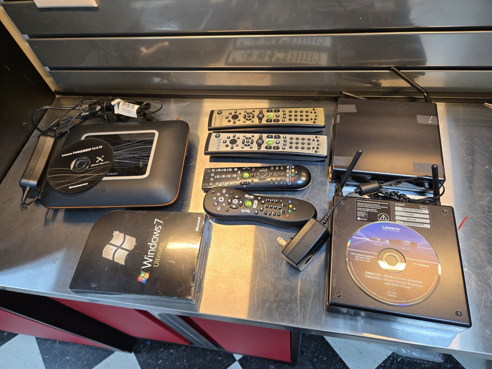 Lot Media Center Remotes, LenovoP100, Linksys DMA2100, Win 7 Ultimate (Untested)