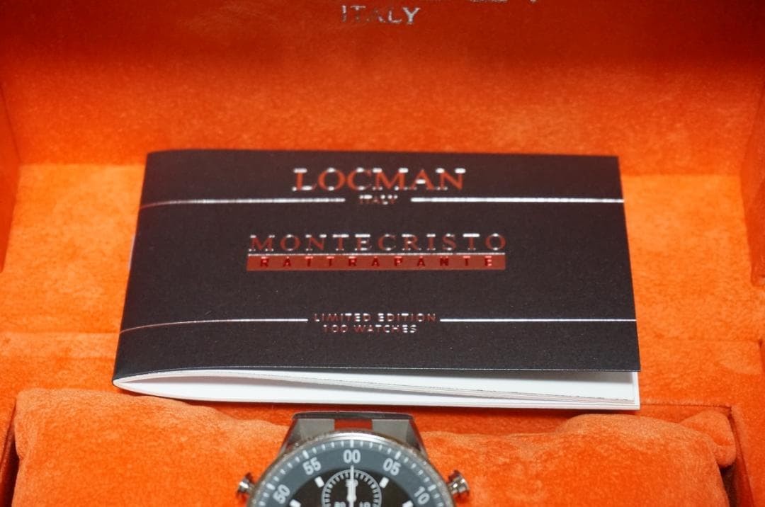 LOCMAN Wristwatch Automatic Split-Seconds Rattrapante w/Box instruction manual