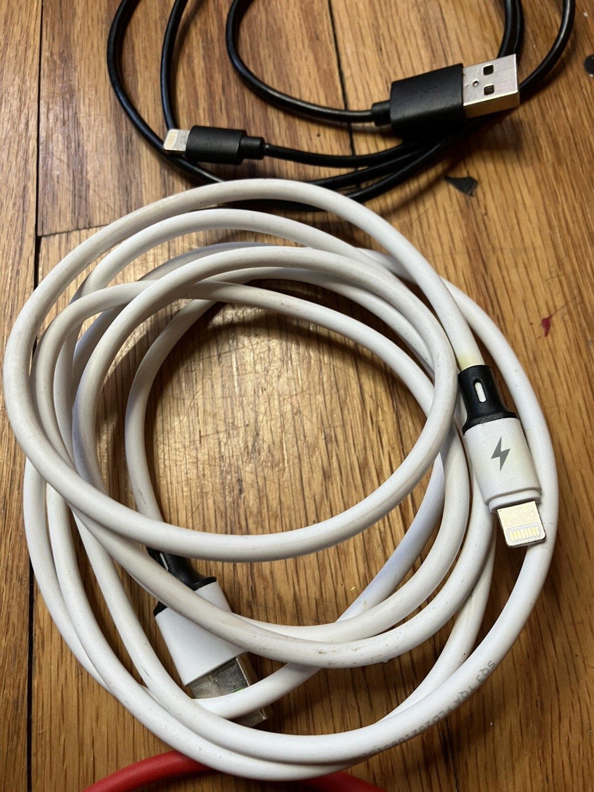 Bag Of Miscellaneous Gadget Cords And Chargers