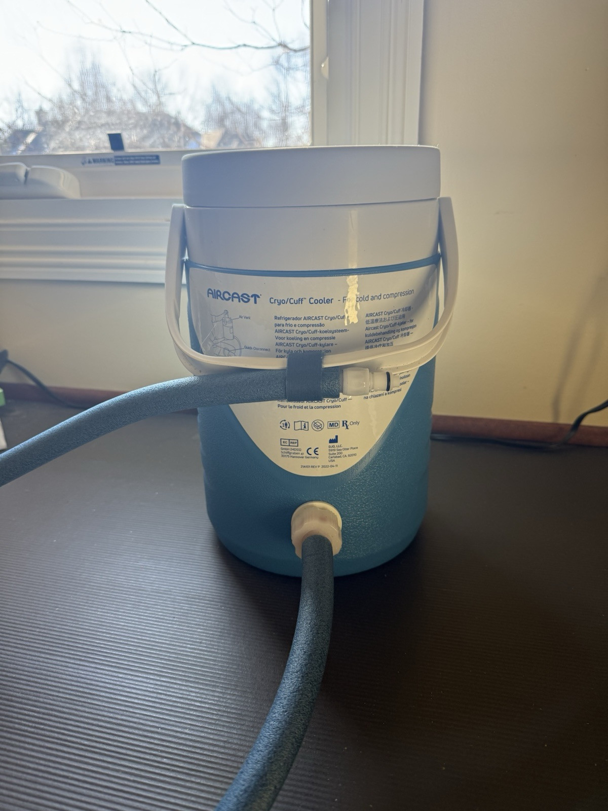 Aircast Cryo/Cuff Cryocuff Cooler, Hose, Foil Very Clean