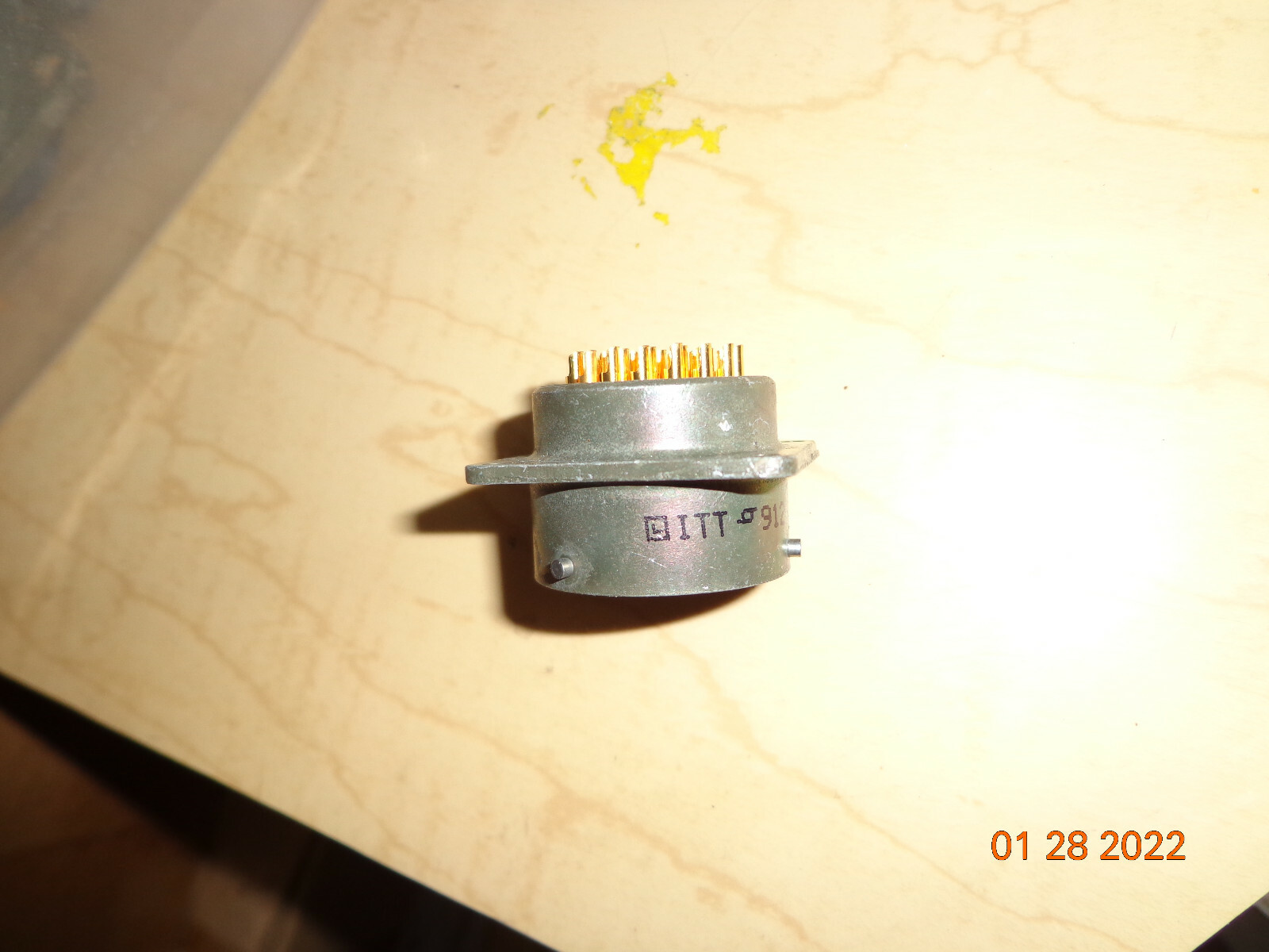 1 Bendix ms3112E18-32S Mil Spec Circular Connector Plug 32 pS Gold ampheonol ITT