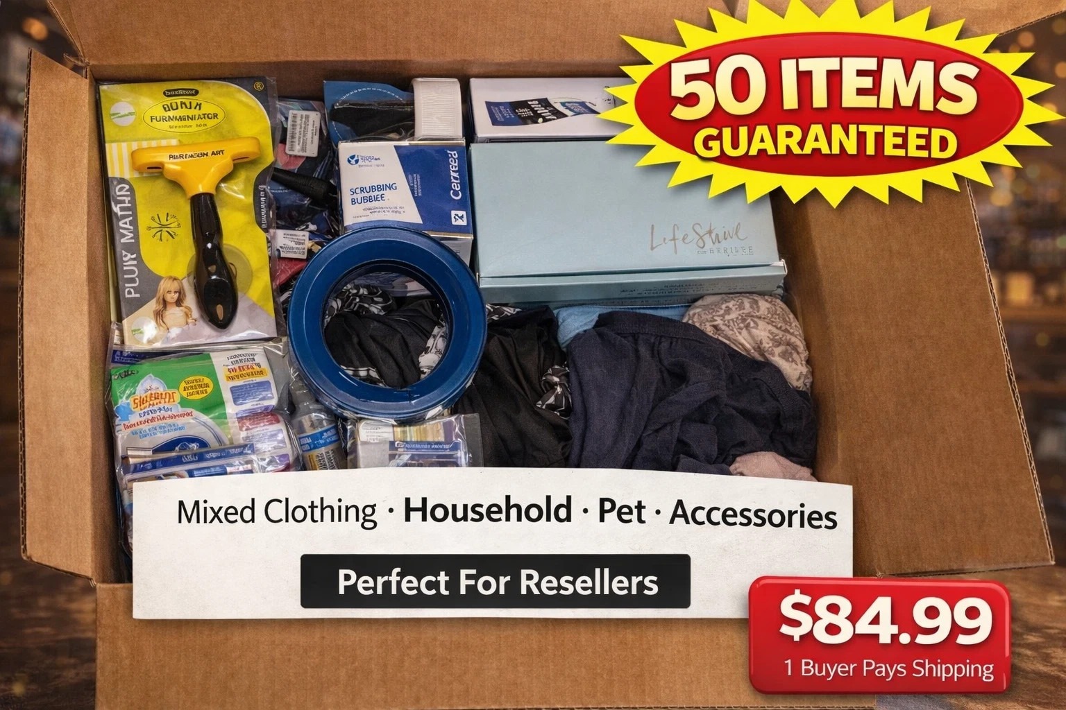 Super Premium Mystery Box – Mixed Retail General Merchandise- Electronics & HBA