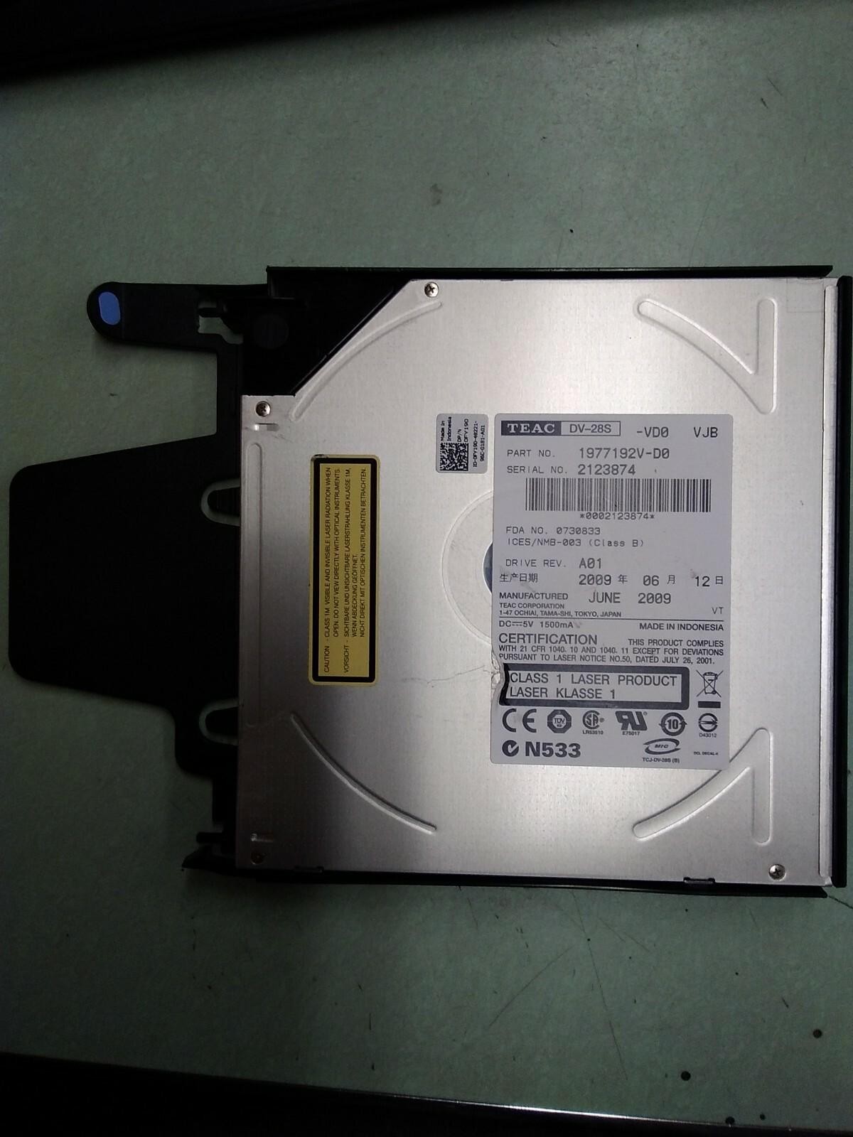 TEAC DV-28S DVD ROM Optical DrivE 1977192V-D0 REV A01