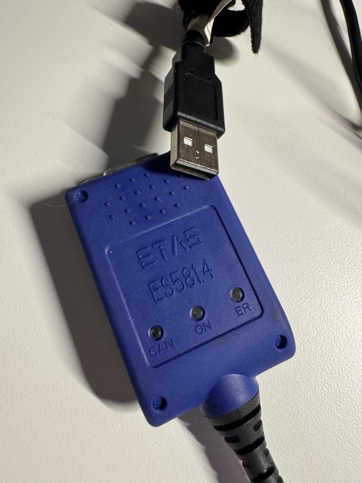 1pc ETAS ES581 ES5814 F00K107771 USB adapterINCA 72 Software CAN XCPCCP G2U