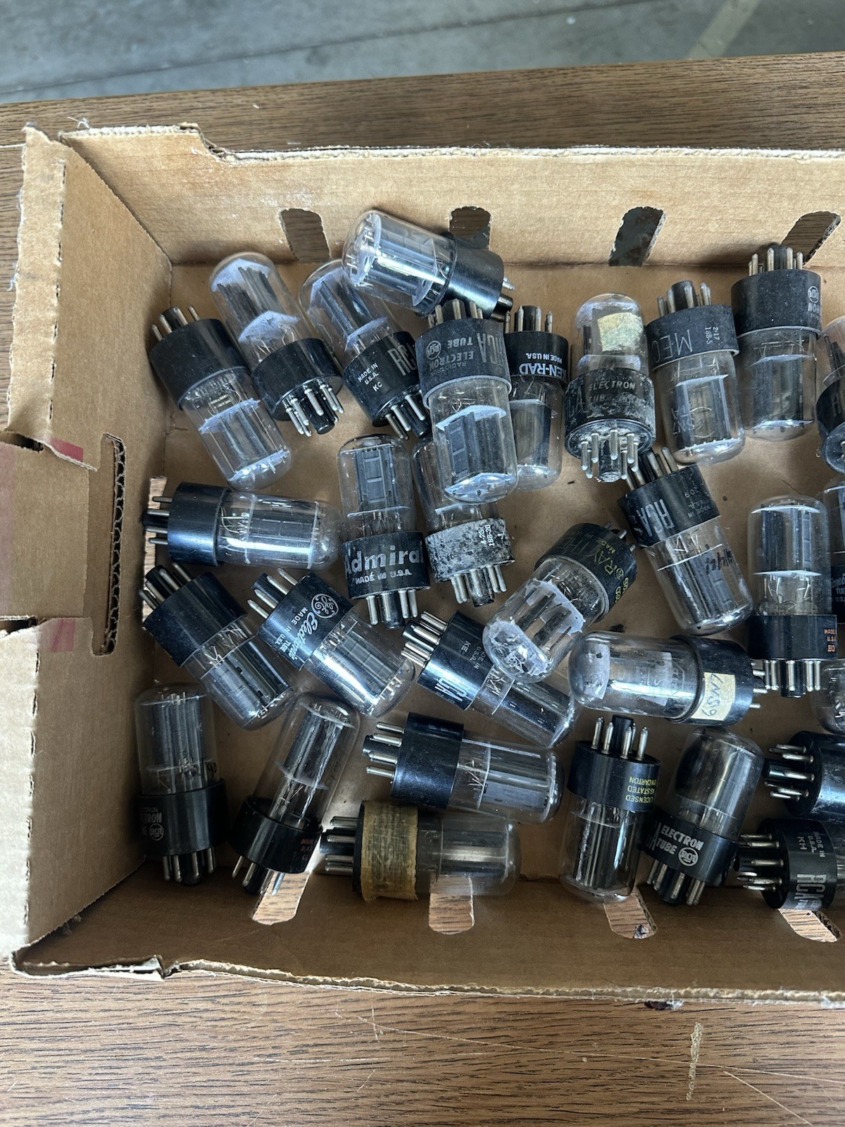 38 6SN7 TUBES, Used Old USA. RCA, Etc.