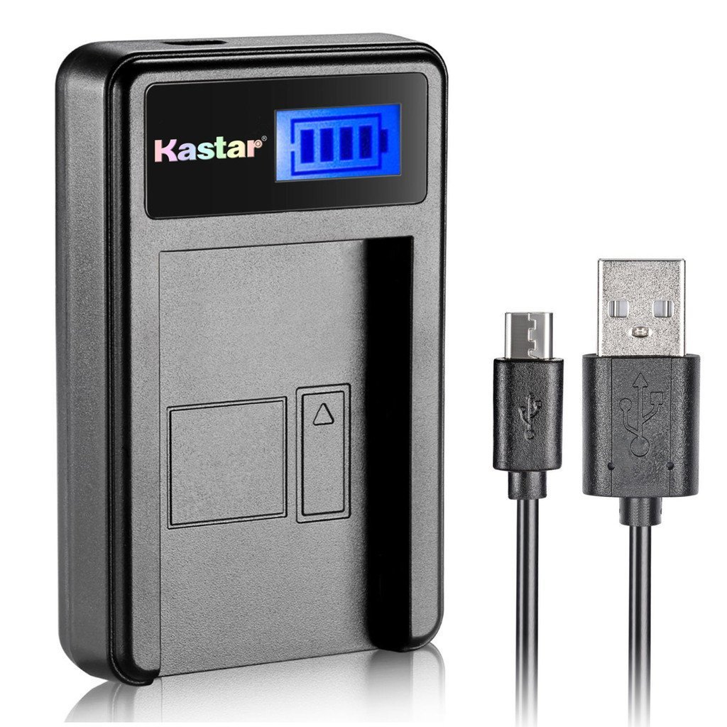 LPE6 Battery & LCD SLIM Charger for Canon EOS 5DS, 5DS R,5D Mark II,5D Mark III