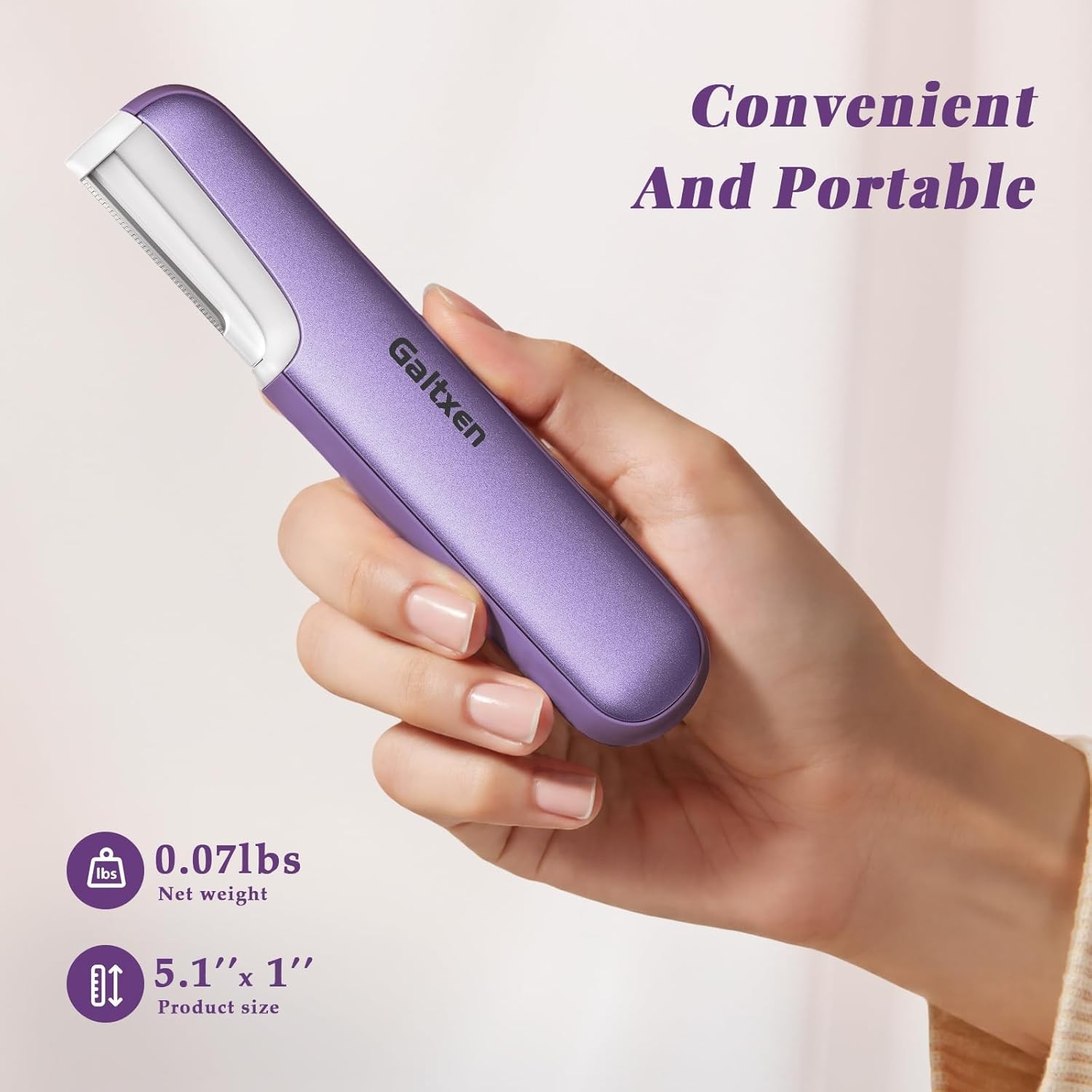 Dermaplaning Tool for Women – Facial Exfoliation & Peach Fuzz Hair Removal with