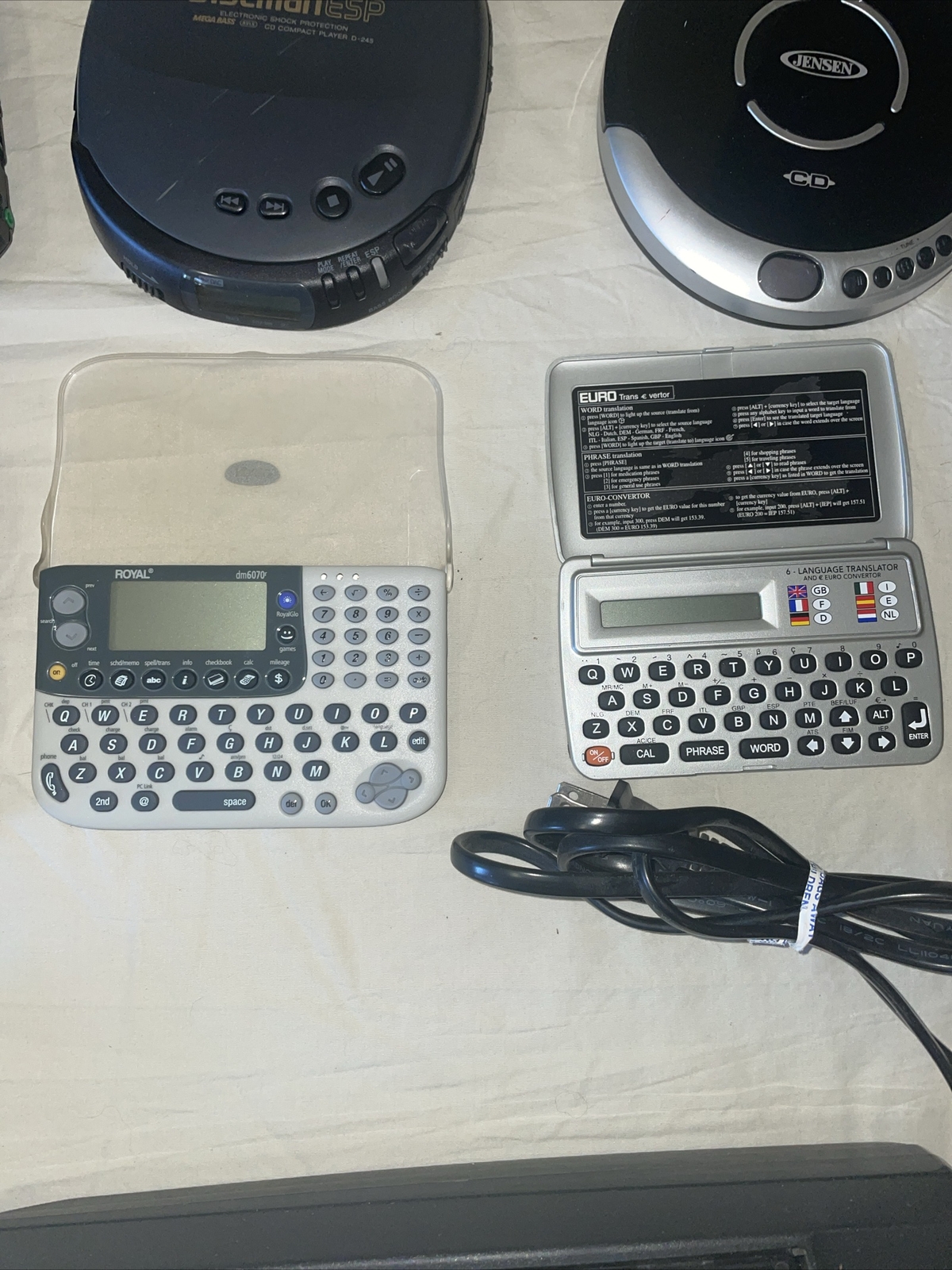 Assorted Lot Of Small Electronics Sony Pentax Minolta Jensen