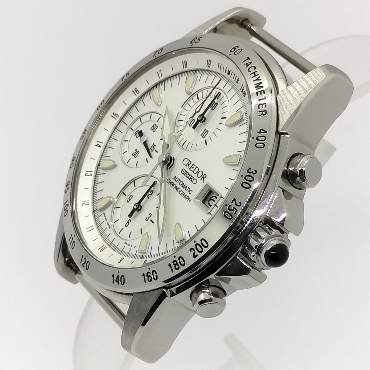 SEIKO Wristwatch CREDOR Phoenix Chronograph for Men’s silver color 40.8mm