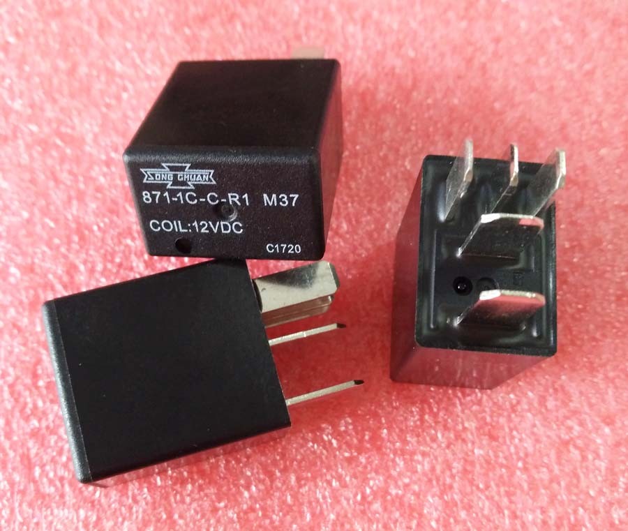 1PCS ORIGINAL 871-1C-C-R1 12VDC SPDT Micro Song Chuan Relay 5pins