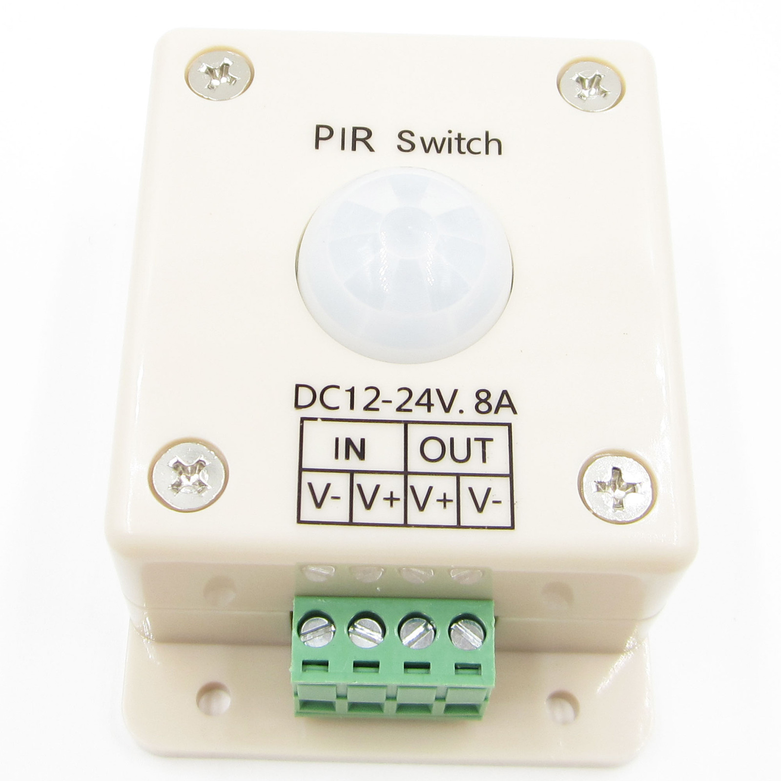 PIR Switch 8A PIR Motion Sensor DC 12-24V For LED Strip Light Bulb Infrared