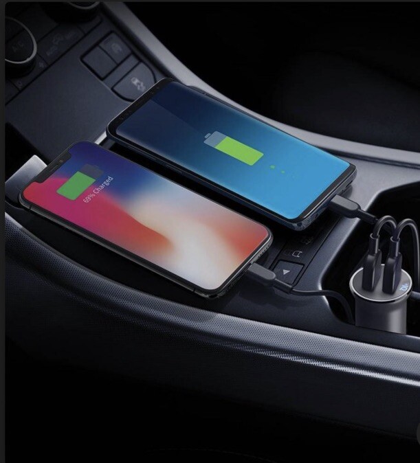 Anker Car Charger – Silver