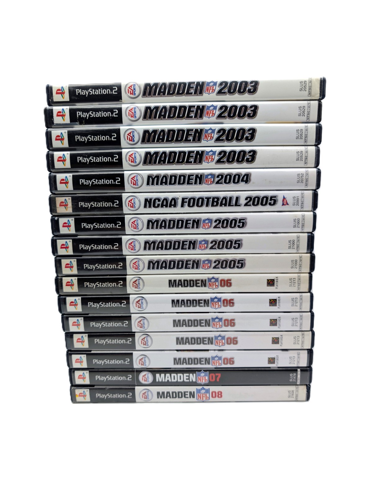 EA Sports PS2 Football Collection – 22 Games Total (Madden, NCAA, Rugby) LOT
