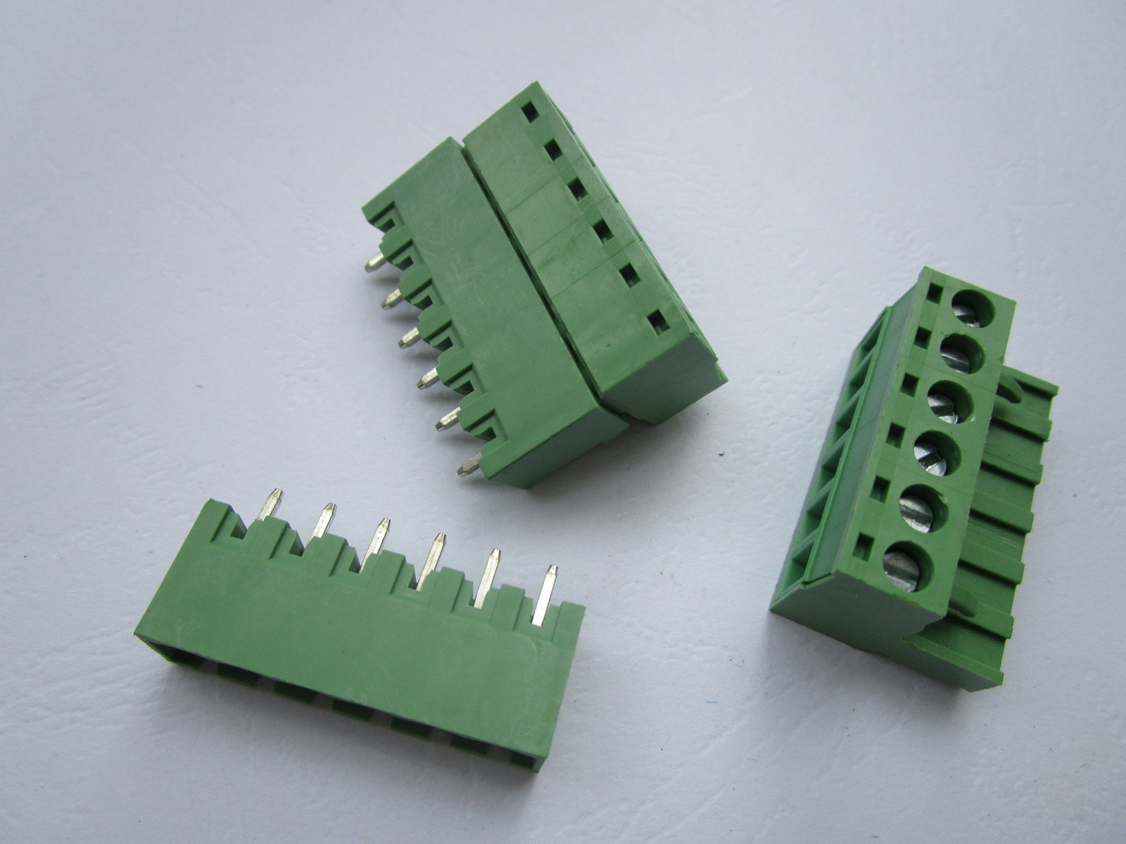 160 pcs Close Straight 6pin 5.08mm Screw Terminal Block Connector Pluggbale Type