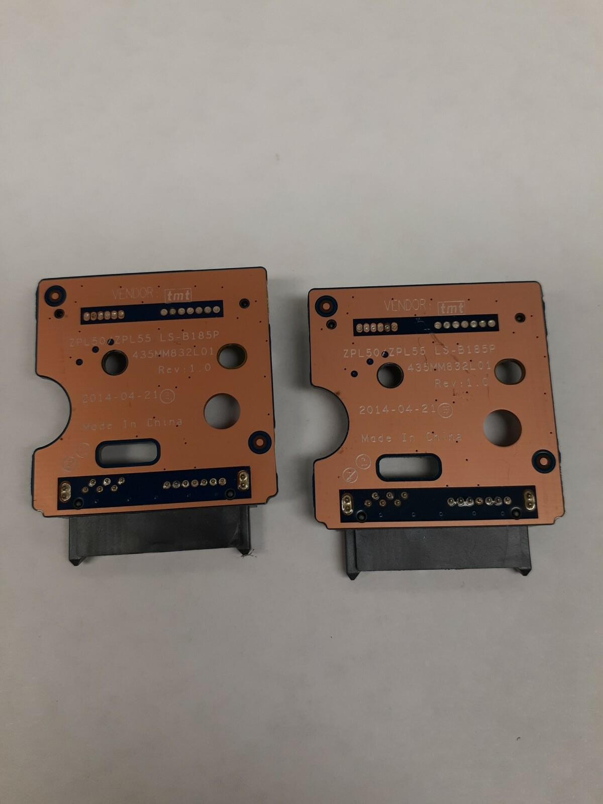 LOT OF 2 LS-B185P 435MM832L01 GENUINE HP DVD CONNECTOR BOARD PROBOOK 450 G2