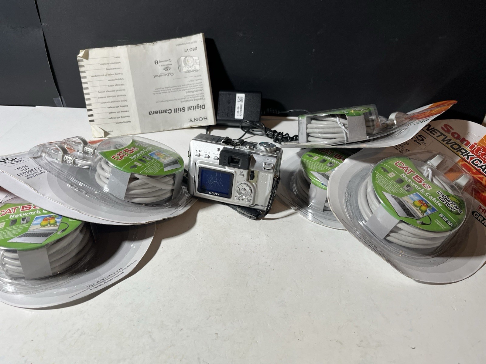 Random Mixed Assortment Lot Camera And Wires 13.2 Pounds