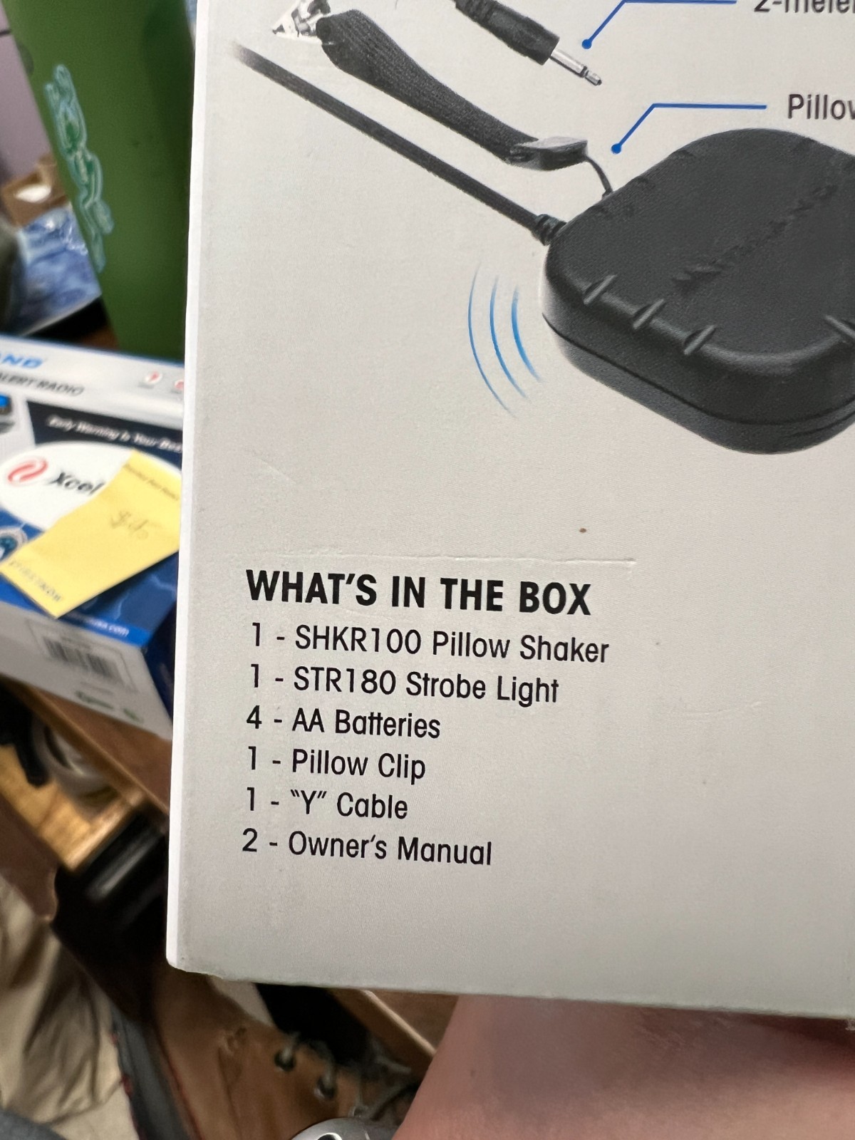 Midland Pillow Shaker and Strobe Light Combo Pack