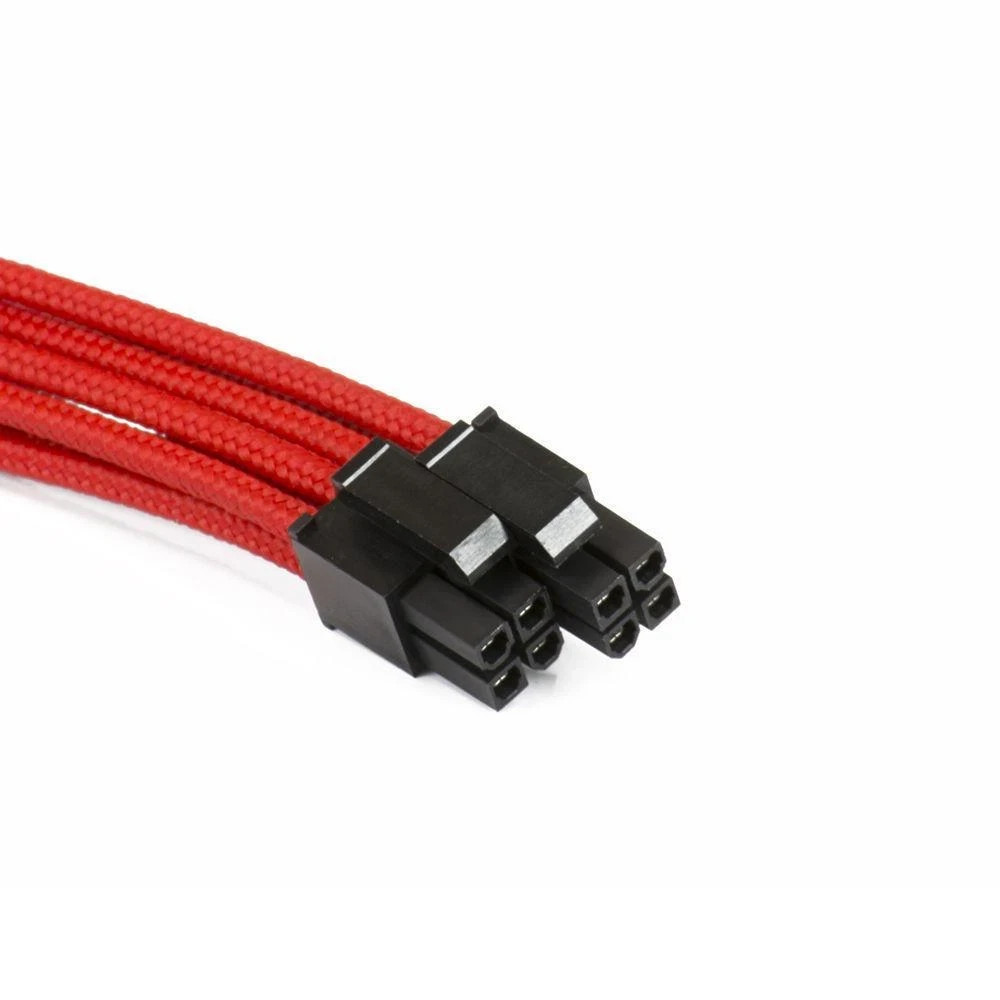 Phanteks PH-CB8P-RD 8 Pin 4+4 Motherboard Extension Cable 19.68″ Red