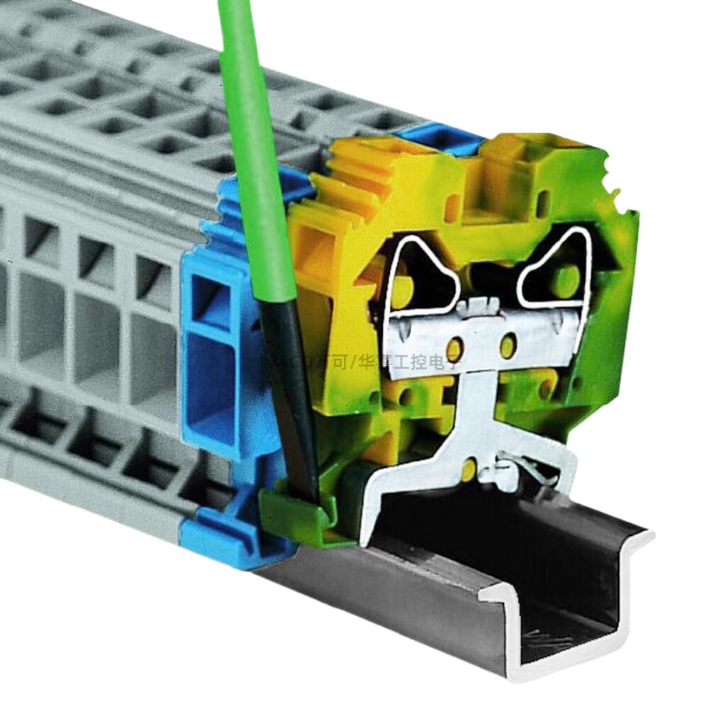 QTY: 10 284-101 (gray) 2-wire terminal block